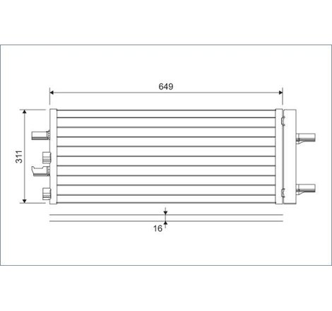 Condensator AC VOLVO XC70 II. BMW 1 F40. 2 F45. 2 GRAN COUPE F44. 2 GRAN TOURER F46. 2 GRAN TOURER VAN F46. X1 F48. X2 F39. MINI