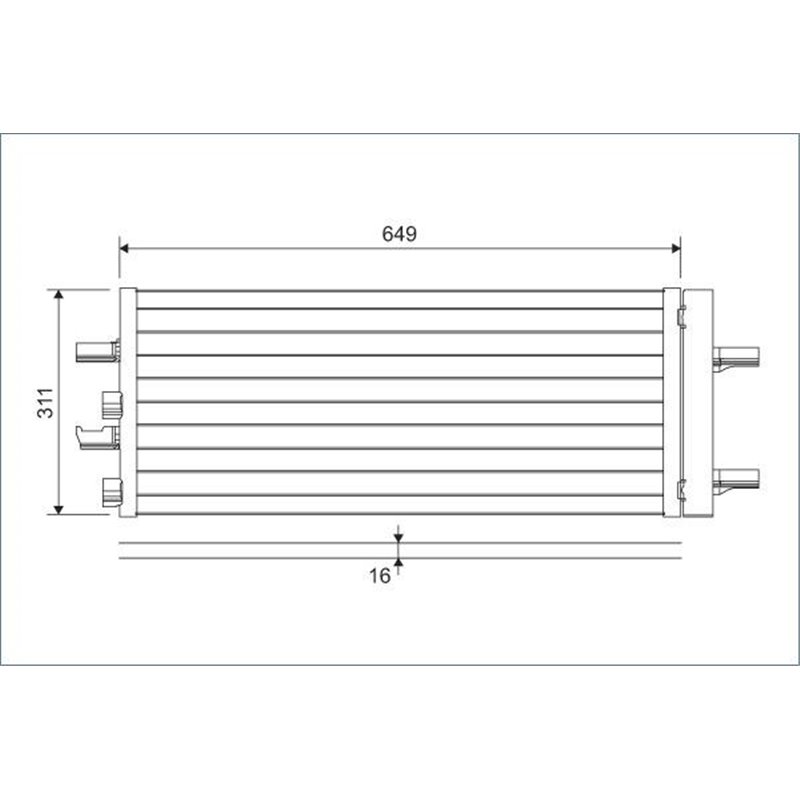 Condensator AC VOLVO XC70 II. BMW 1 F40. 2 F45. 2 GRAN COUPE F44. 2 GRAN TOURER F46. 2 GRAN TOURER VAN F46. X1 F48. X2 F39. MINI