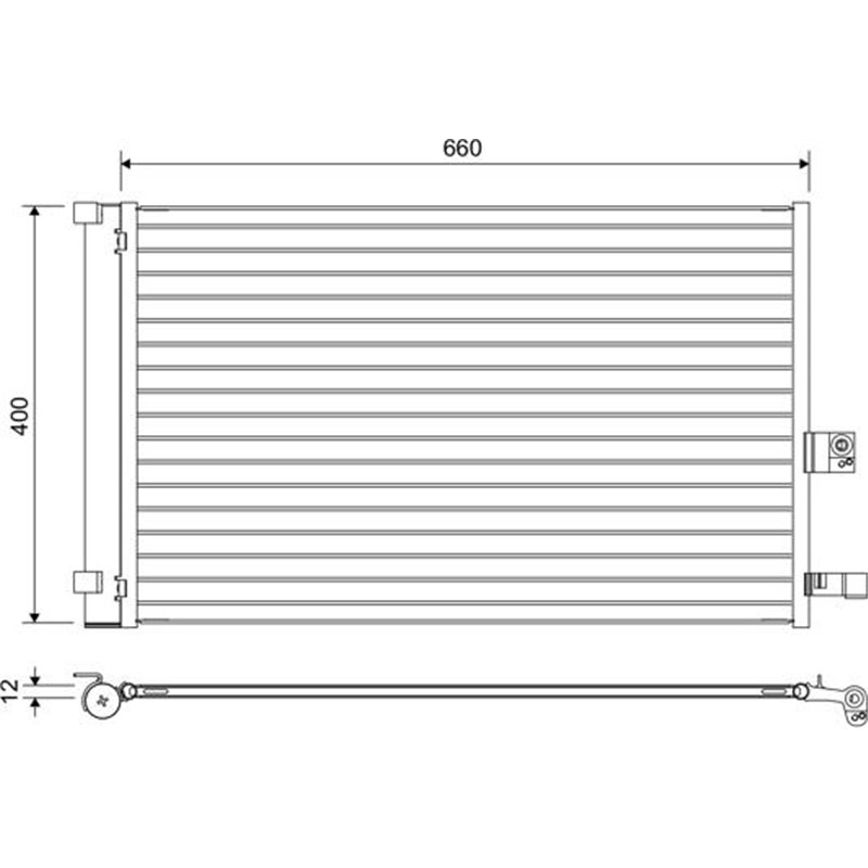 Condensator AC BMW X3 G01. X3 G01. F97. G08. X4 G02. F98. X5 G05. X5 G05. F95. X6 G06. F96. X7 G07 2.0-3.0H 08.17- - Valeo-82266