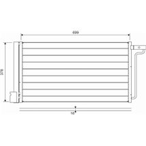 Condensator, climatizare - Valeo-822727