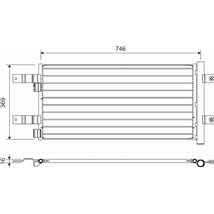 Condensator, climatizare - Valeo-822728