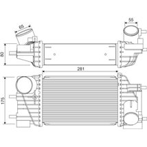 Intercooler, compresor - Valeo-822919