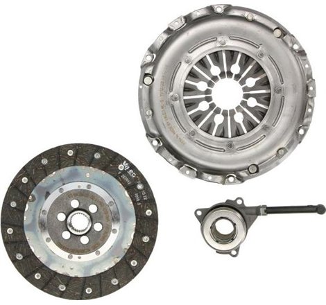 Kit ambreiaj cu rulment hidraulic 239mm VW MULTIVAN T5. TRANSPORTER T5 2.5D 04.03-11.09 - Valeo-834440