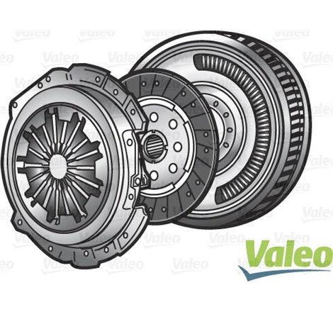 Kit ambreiaj cu volanta cu masa dubla 220mm - Valeo-836105