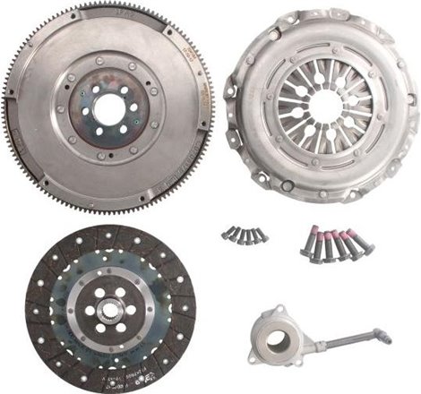 Set ambreiaj cu volanta si rulment 240mm AUDI A3. TT. SEAT LEON. VW GOLF V. SCIROCCO III 2.0 09.06-11.17 - Valeo-837359