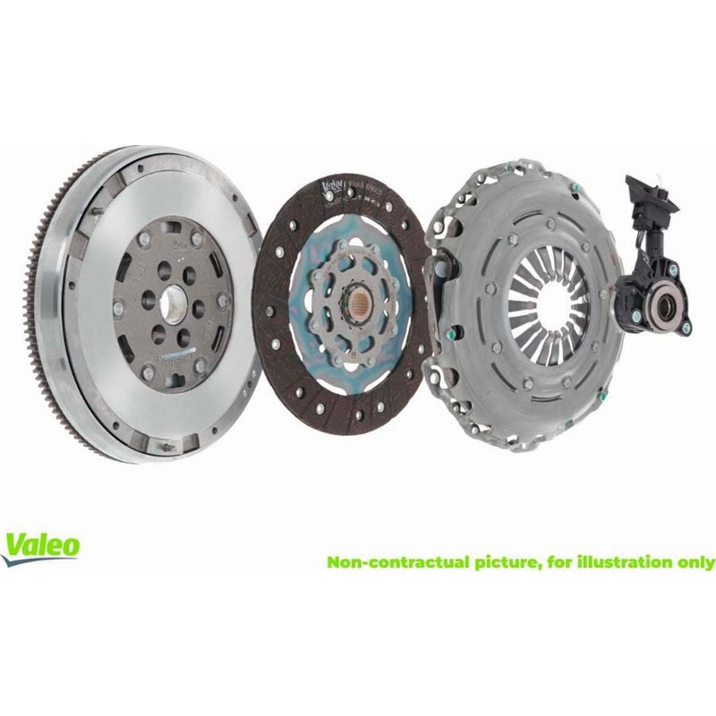 Set ambreiaj cu volanta si rulment HYUNDAI I40 I. I40 I CW. KIA OPTIMA 2.0 09.10-05.19 - Valeo-837412