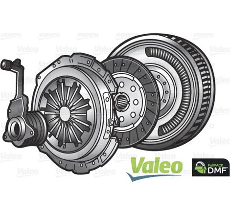 Set ambreiaj with dual mass flywheel and hydraulic bearing no sensor.225mm VOLVO S40 I. V40. MITSUBISHI CARISMA. SPACE STAR 1.9D