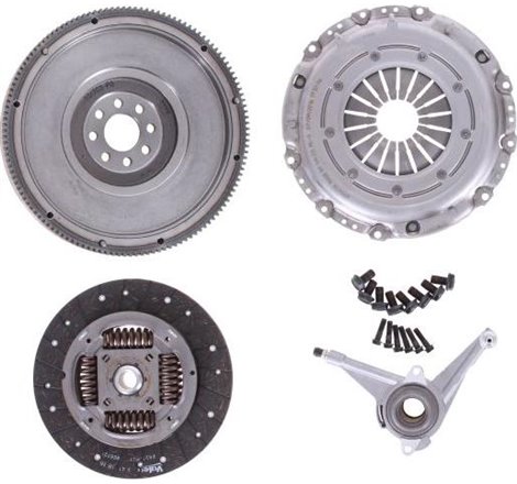 Kit ambreiaj Cu capac ambreiaj. cu placa de presiune. 228mm VW CALIFORNIA T4 CAMPER. TRANSPORTER T4 2.5D 09.95-04.03 - Valeo-845