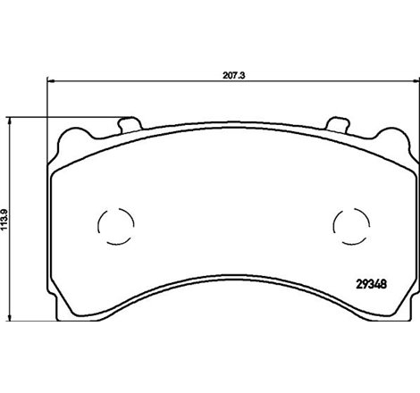 Set placute frana.frana disc - Valeo-882281 - Valeo-882281