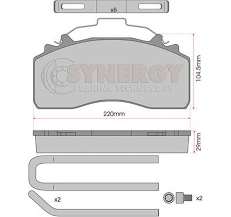 Set placute frana.frana disc - Valeo-882287 - Valeo-882287