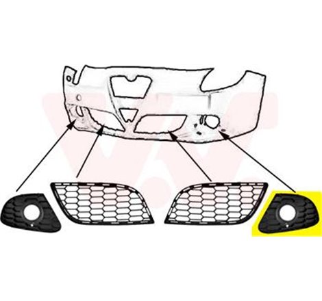 Grila ventilatie. bara protectie - Van Wezel-0113593 - Van Wezel-0113593