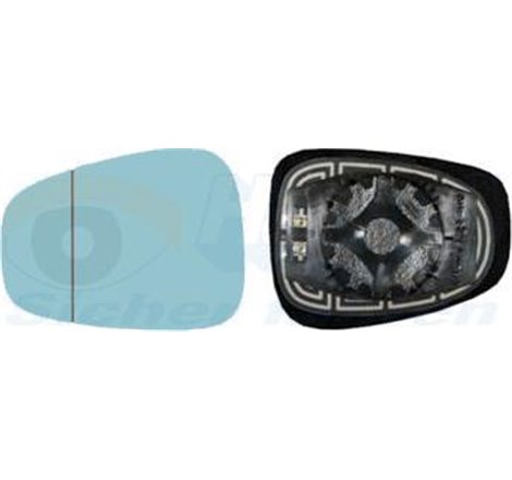 Sticla oglinda. oglinda retrovizoare exterioara - Van Wezel-0113837 - Van Wezel-0113837