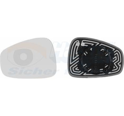 Sticla oglinda. oglinda retrovizoare exterioara - Van Wezel-0160838 - Van Wezel-0160838