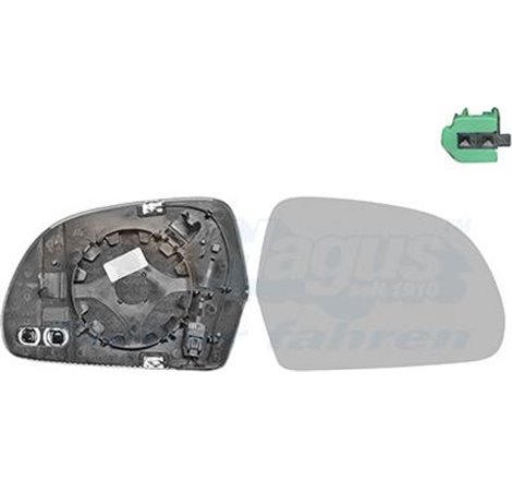 Sticla oglinda. oglinda retrovizoare exterioara - Van Wezel-0334866U - Van Wezel-0334866U