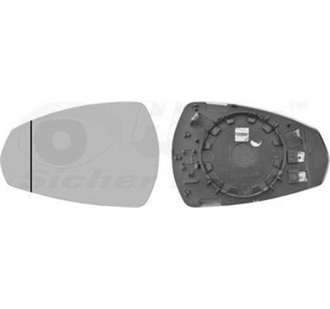 Sticla oglinda. oglinda retrovizoare exterioara - Van Wezel-0335837 - Van Wezel-0335837