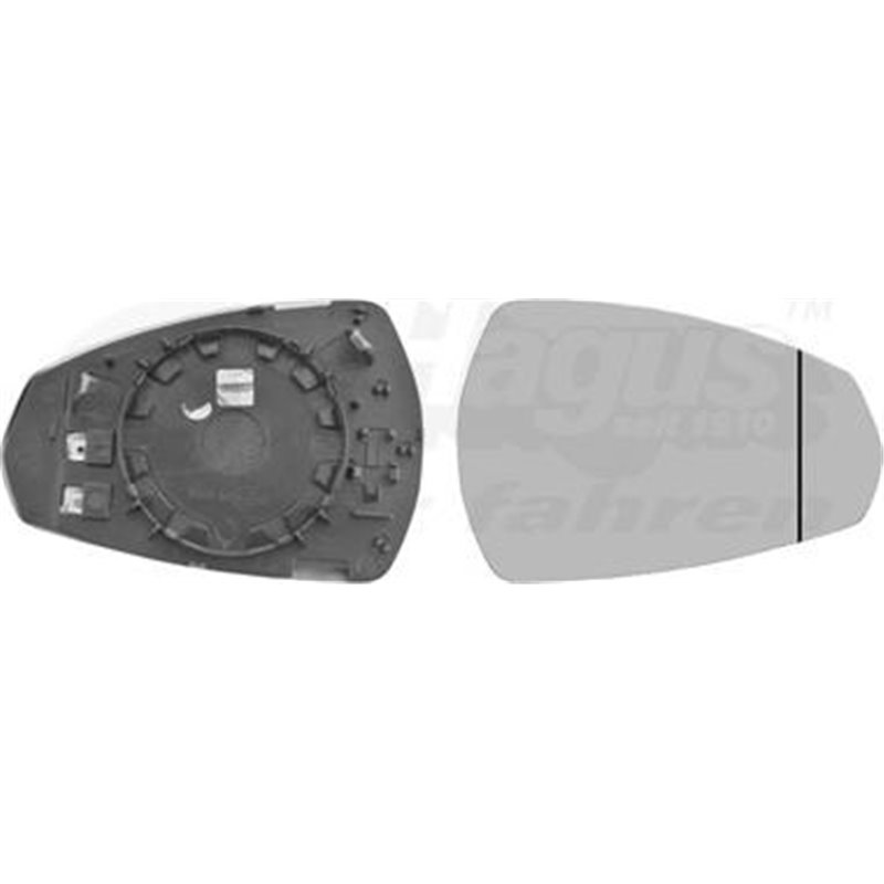 Sticla oglinda. oglinda retrovizoare exterioara - Van Wezel-0335838 - Van Wezel-0335838