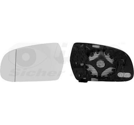 Sticla oglinda. oglinda retrovizoare exterioara - Van Wezel-0338837 - Van Wezel-0338837