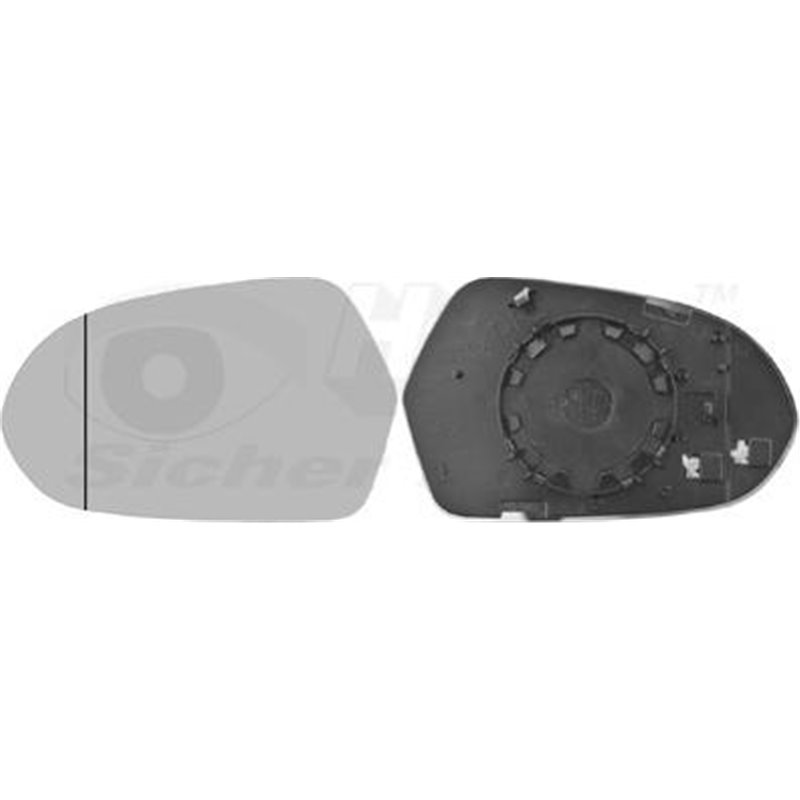 Sticla oglinda. oglinda retrovizoare exterioara - Van Wezel-0342837 - Van Wezel-0342837