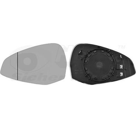 Sticla oglinda. oglinda retrovizoare exterioara - Van Wezel-0346837 - Van Wezel-0346837