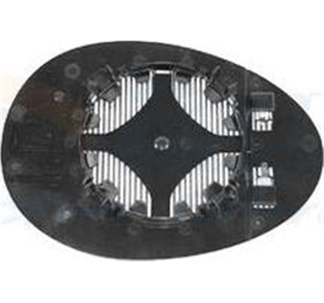 Sticla oglinda. oglinda retrovizoare exterioara - Van Wezel-0506837 - Van Wezel-0506837