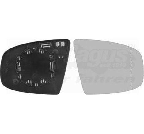 Sticla oglinda. oglinda retrovizoare exterioara - Van Wezel-0687838 - Van Wezel-0687838