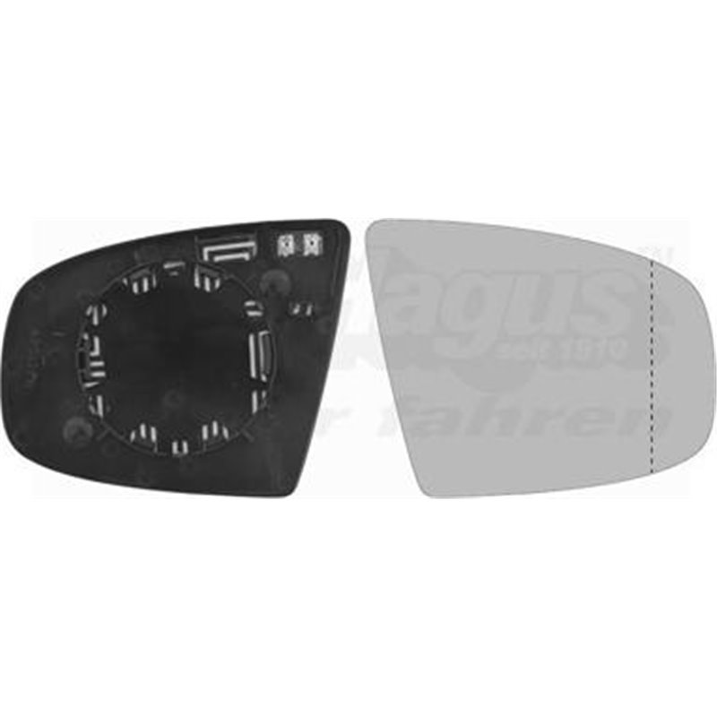 Sticla oglinda. oglinda retrovizoare exterioara - Van Wezel-0687838 - Van Wezel-0687838