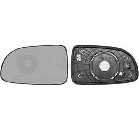 Sticla oglinda. oglinda retrovizoare exterioara - Van Wezel-0815837 - Van Wezel-0815837