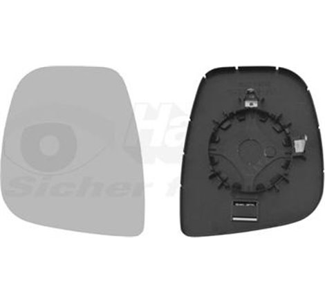 Sticla oglinda. oglinda retrovizoare exterioara - Van Wezel-0906837 - Van Wezel-0906837