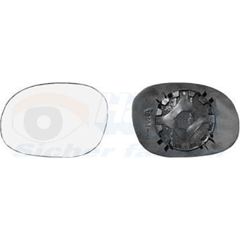 Sticla oglinda. oglinda retrovizoare exterioara - Van Wezel-0925831 - Van Wezel-0925831