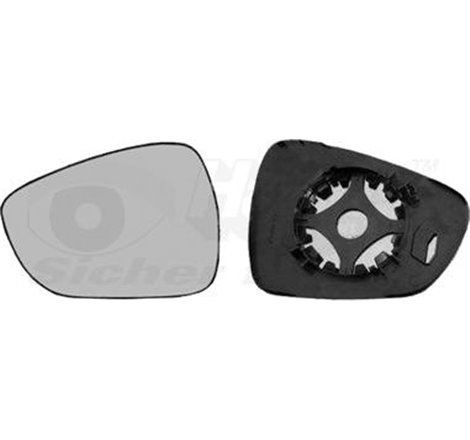 Sticla oglinda. oglinda retrovizoare exterioara - Van Wezel-0952835 - Van Wezel-0952835