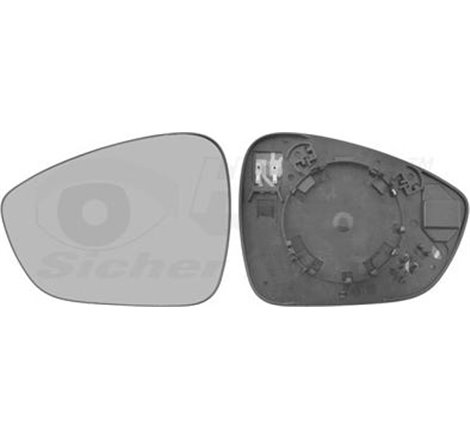 Sticla oglinda. oglinda retrovizoare exterioara - Van Wezel-0954837 - Van Wezel-0954837