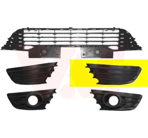 Grila ventilatie. bara protectie - Van Wezel-0970591 - Van Wezel-0970591