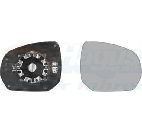 Sticla oglinda. oglinda retrovizoare exterioara - Van Wezel-0972836 - Van Wezel-0972836