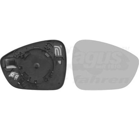 Sticla oglinda. oglinda retrovizoare exterioara - Van Wezel-0979836 - Van Wezel-0979836