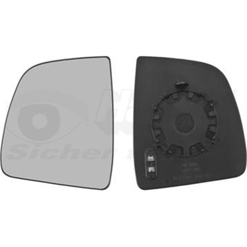 Sticla oglinda. oglinda retrovizoare exterioara - Van Wezel-1638837 - Van Wezel-1638837