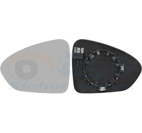 Sticla oglinda. oglinda retrovizoare exterioara - Van Wezel-1717837 - Van Wezel-1717837