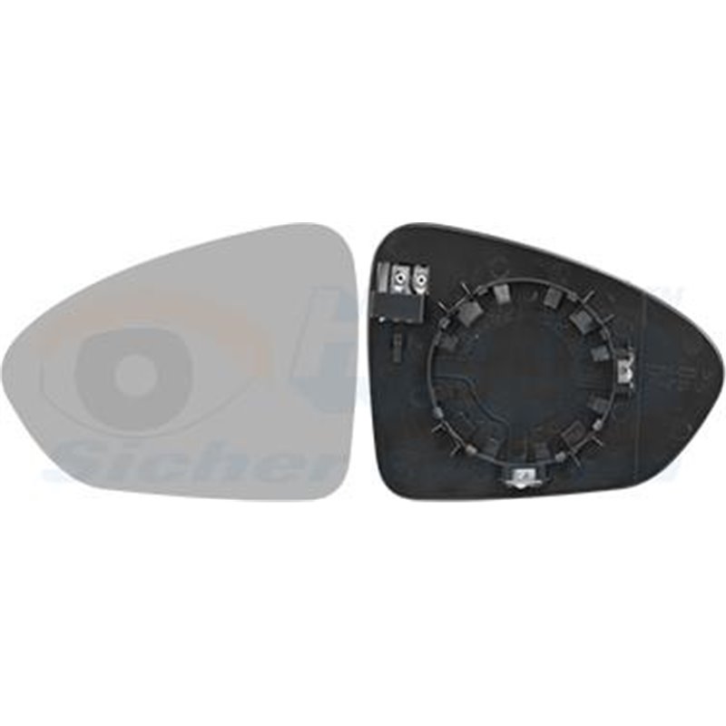 Sticla oglinda. oglinda retrovizoare exterioara - Van Wezel-1717837 - Van Wezel-1717837