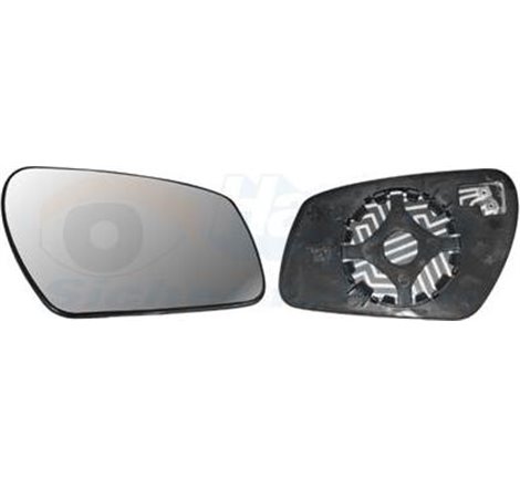 Sticla oglinda. oglinda retrovizoare exterioara - Van Wezel-1863836 - Van Wezel-1863836