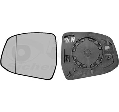 Sticla oglinda. oglinda retrovizoare exterioara - Van Wezel-1866837 - Van Wezel-1866837