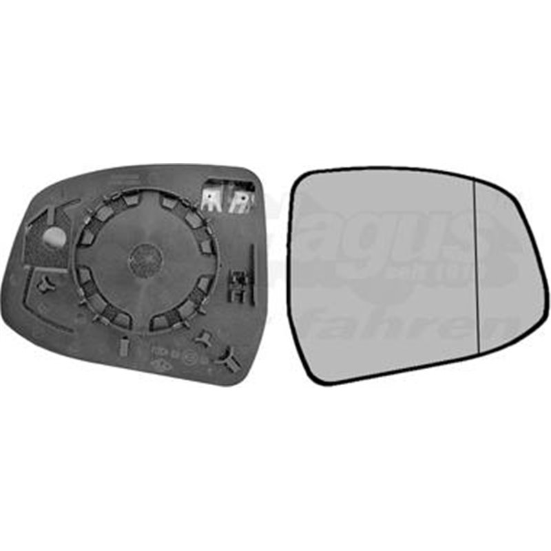 Sticla oglinda. oglinda retrovizoare exterioara - Van Wezel-1866838 - Van Wezel-1866838