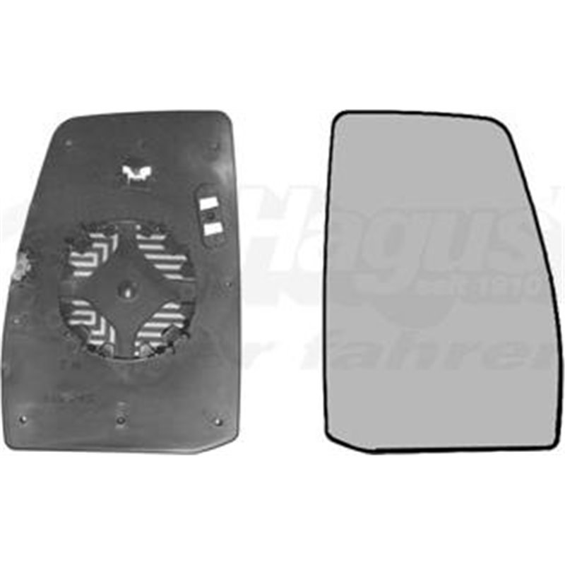 Sticla oglinda. oglinda retrovizoare exterioara - Van Wezel-1987832 - Van Wezel-1987832