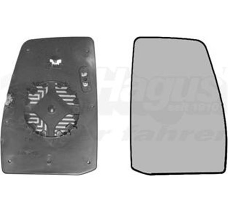 Sticla oglinda. oglinda retrovizoare exterioara - Van Wezel-1987838 - Van Wezel-1987838