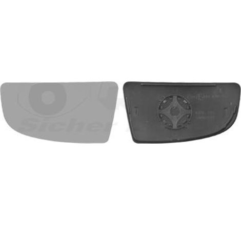 Sticla oglinda. oglinda retrovizoare exterioara - Van Wezel-1991835 - Van Wezel-1991835