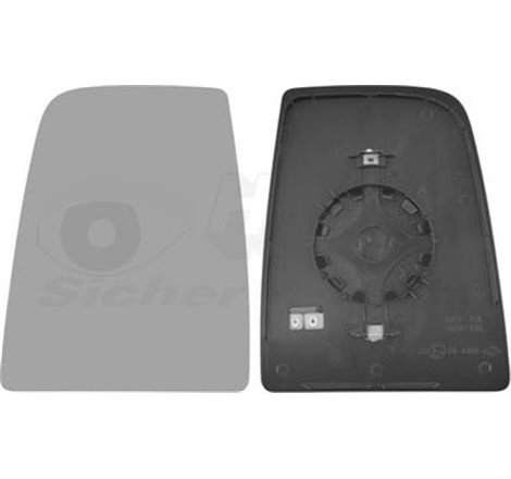 Sticla oglinda. oglinda retrovizoare exterioara - Van Wezel-1991837 - Van Wezel-1991837