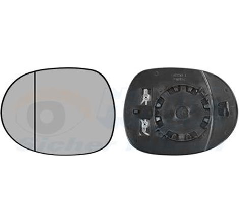 Sticla oglinda. oglinda retrovizoare exterioara - Van Wezel-2580837 - Van Wezel-2580837