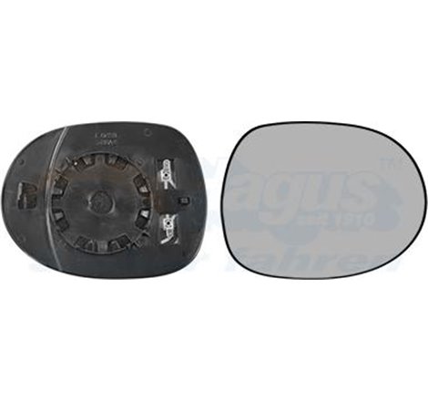 Sticla oglinda. oglinda retrovizoare exterioara - Van Wezel-2580838 - Van Wezel-2580838