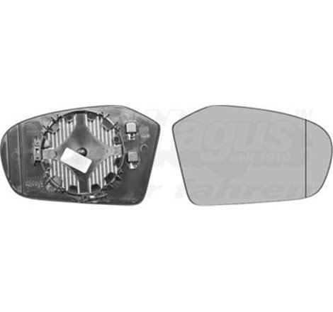 Sticla oglinda. oglinda retrovizoare exterioara - Van Wezel-3017838 - Van Wezel-3017838