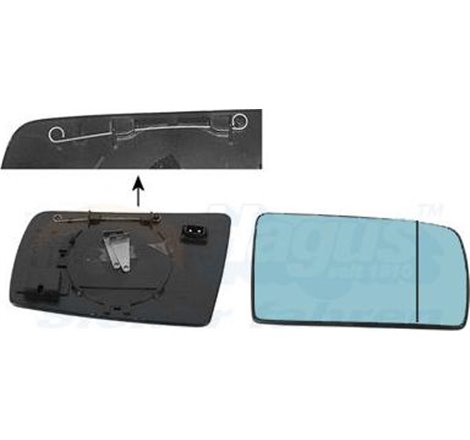 Sticla oglinda. oglinda retrovizoare exterioara - Van Wezel-3031834 - Van Wezel-3031834