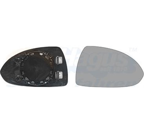 Sticla oglinda. oglinda retrovizoare exterioara - Van Wezel-3750838 - Van Wezel-3750838