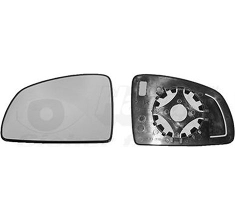 Sticla oglinda. oglinda retrovizoare exterioara - Van Wezel-3781832 - Van Wezel-3781832